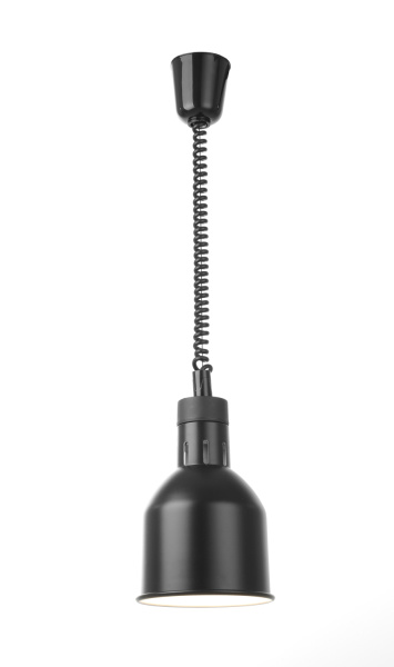 Лампа цилиндрическая для подогрева блюд с регулируемой высотой, черный, HENDI 273852