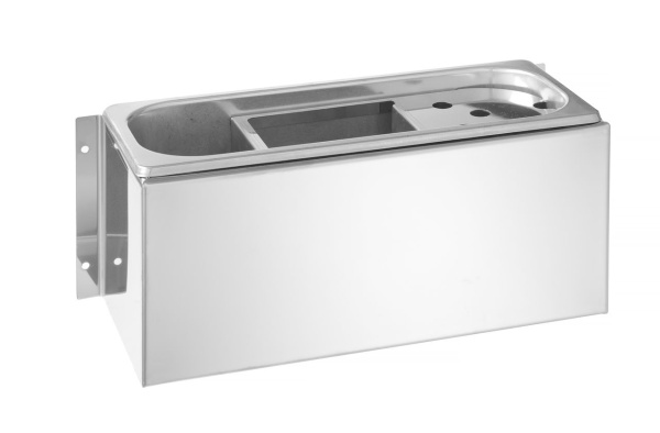 Мойка для порционных ложек для мороженого HENDI 802007, 270x111x(H)115 мм