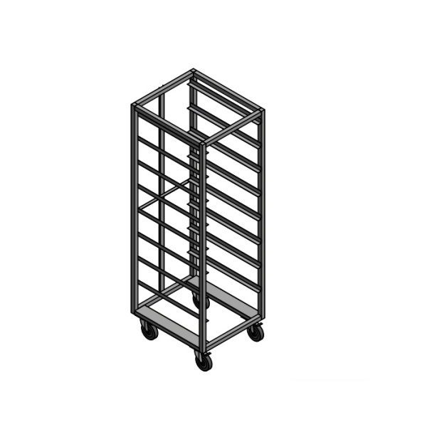 Стойка-шпилька сварная Gastrolux, под бак 20 л, 8 уровней