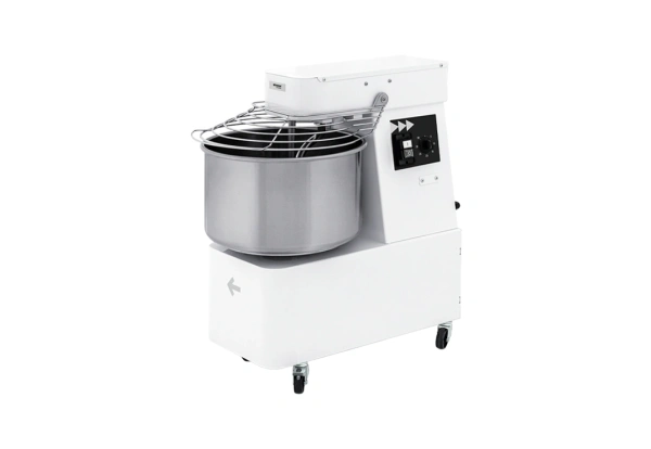 Тестомес спиральный с фиксированной дежой Prismafood IBT 20 2V, дежа 22 л, 16 кг теста, 2 скорости